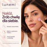 Lunemi — grafika produktowa 3 z jednolitym logo marki
